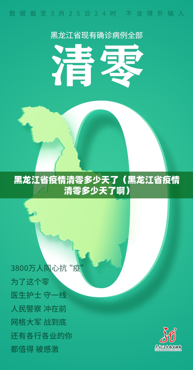 黑龙江省疫情清零多少天了（黑龙江省疫情清零多少天了啊）