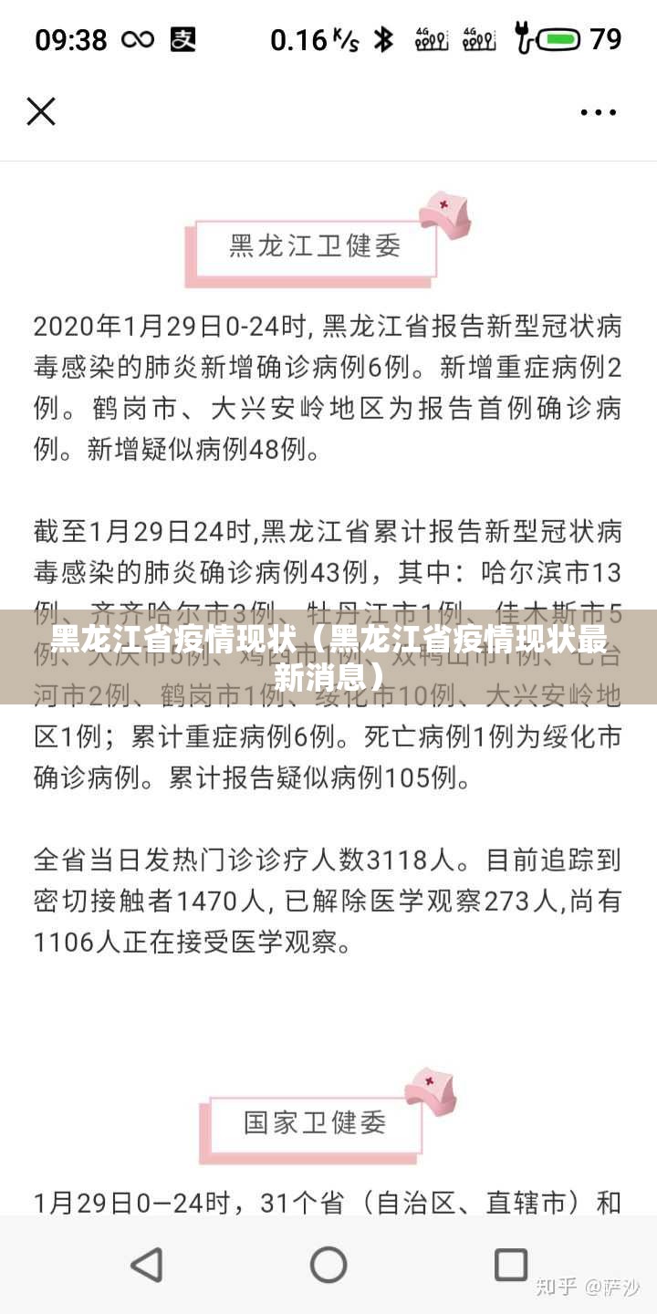黑龙江省疫情现状（黑龙江省疫情现状最新消息）