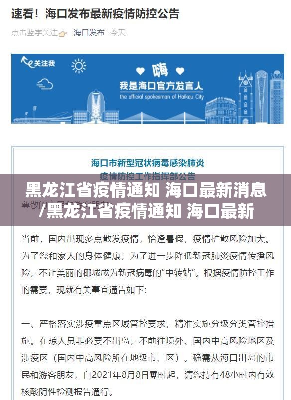 黑龙江省疫情通知 海口最新消息/黑龙江省疫情通知 海口最新