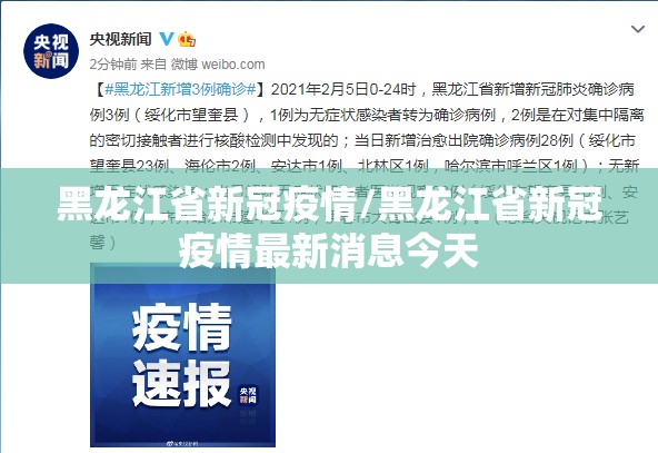 黑龙江省新冠疫情/黑龙江省新冠疫情最新消息今天