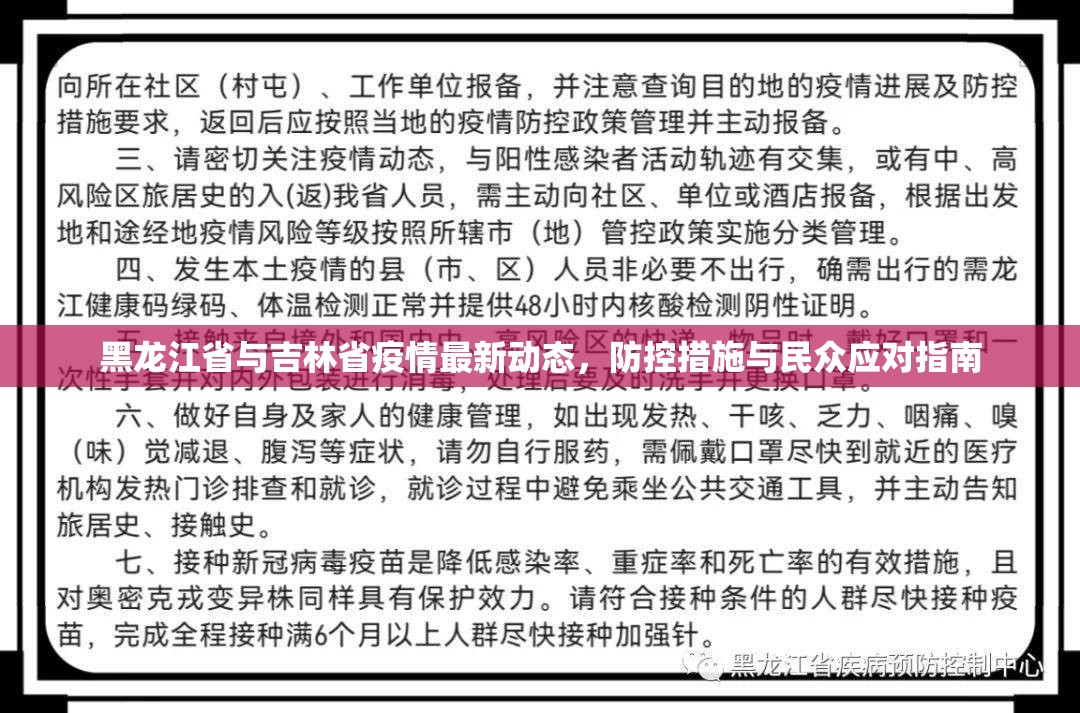 黑龙江省与吉林省疫情最新动态，防控措施与民众应对指南