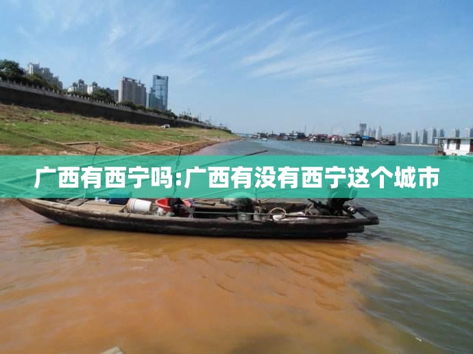 广西有西宁吗:广西有没有西宁这个城市
