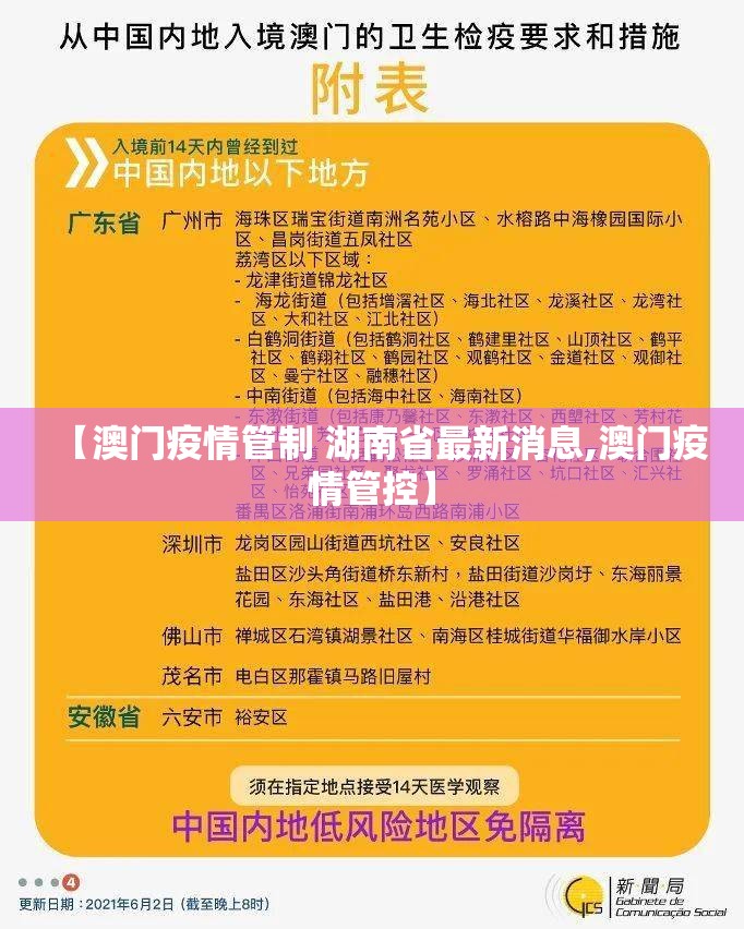【澳门疫情管制 湖南省最新消息,澳门疫情管控】