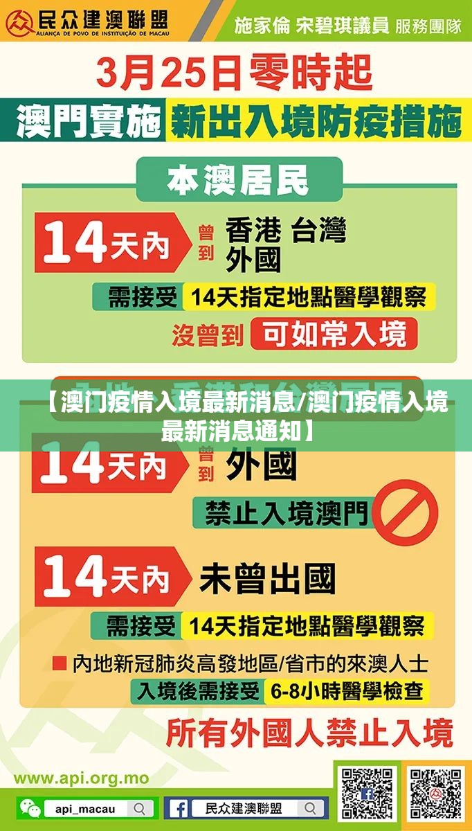 【澳门疫情入境最新消息/澳门疫情入境最新消息通知】