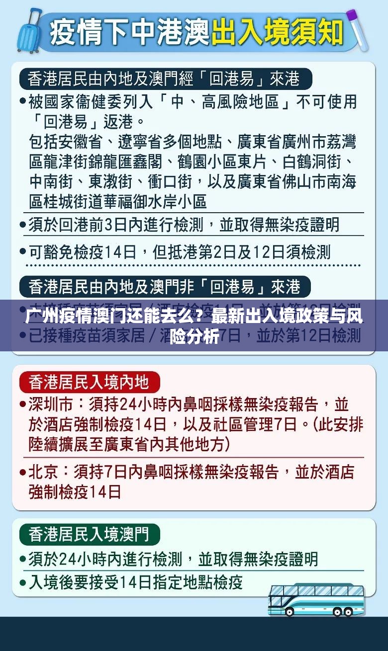 广州疫情澳门还能去么？最新出入境政策与风险分析