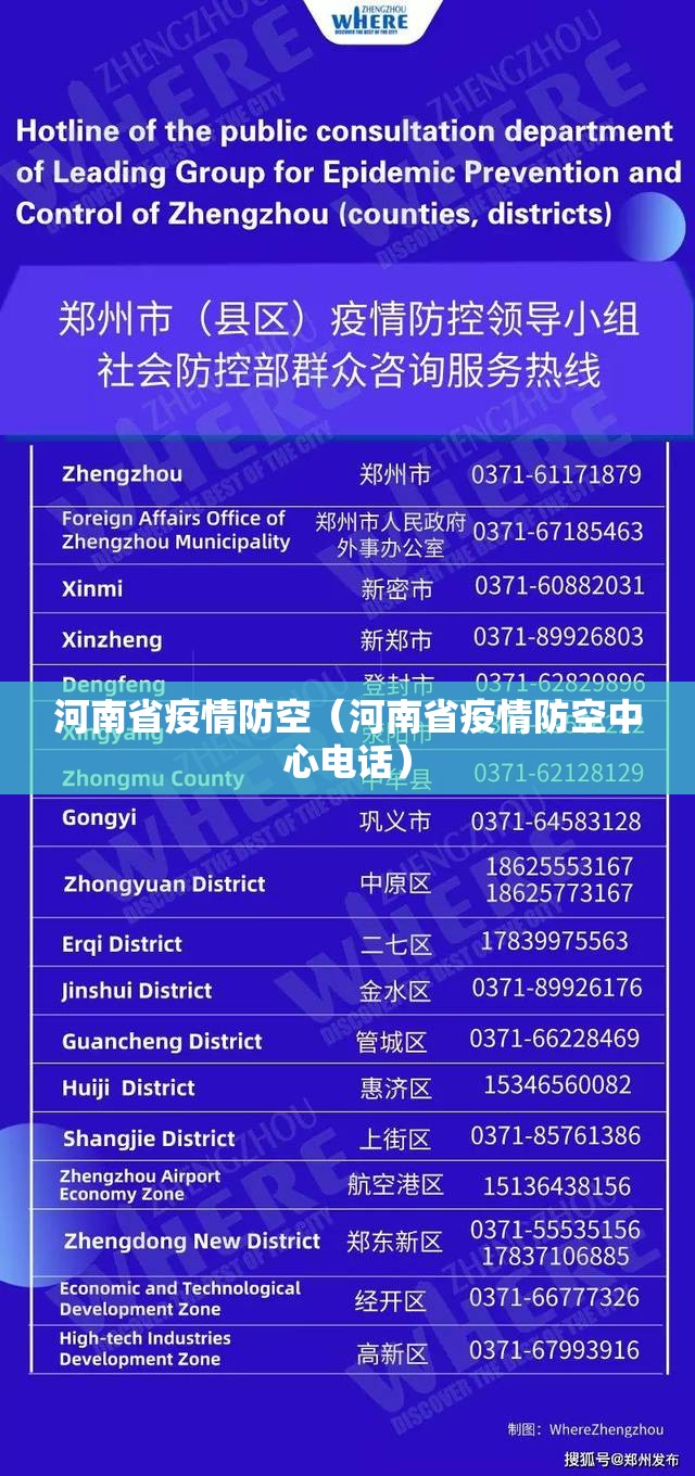 河南省疫情防空（河南省疫情防空中心电话）