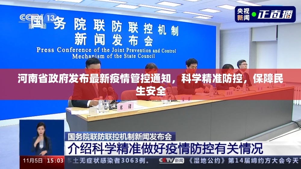 河南省政府发布最新疫情管控通知，科学精准防控，保障民生安全