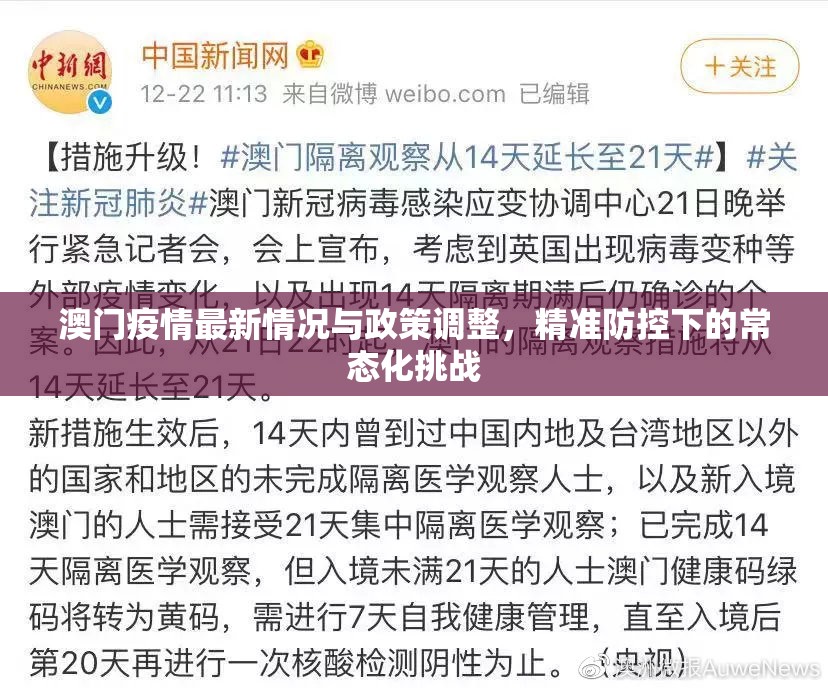 澳门疫情最新情况与政策调整，精准防控下的常态化挑战