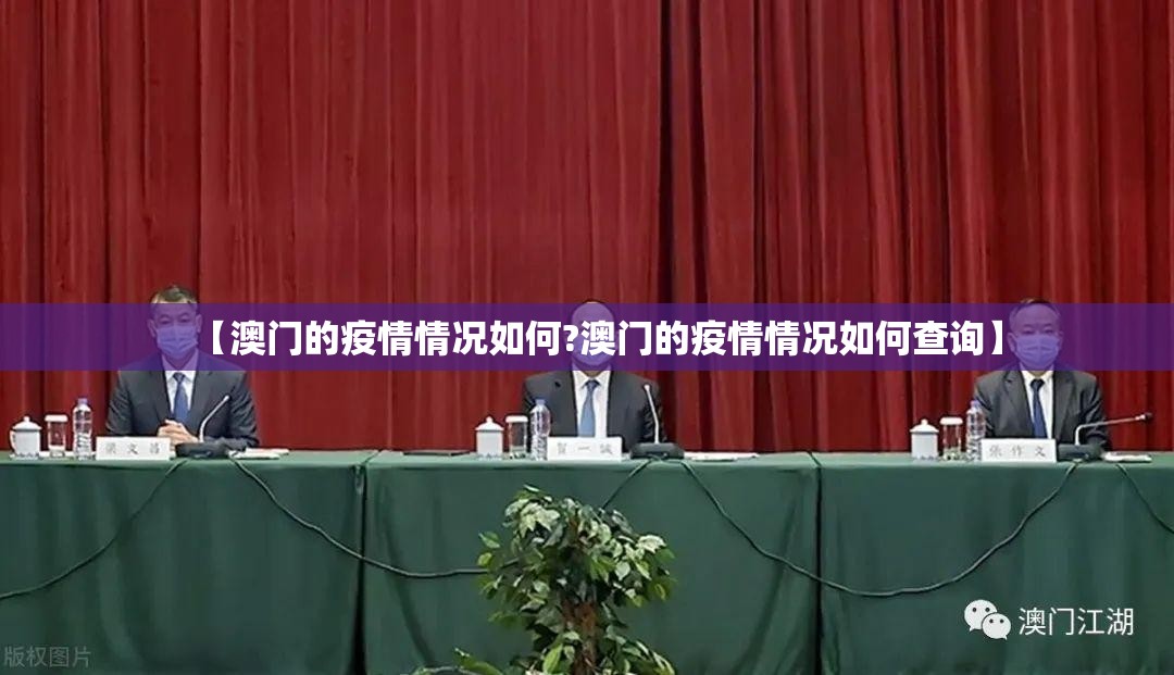 【澳门的疫情情况如何?澳门的疫情情况如何查询】