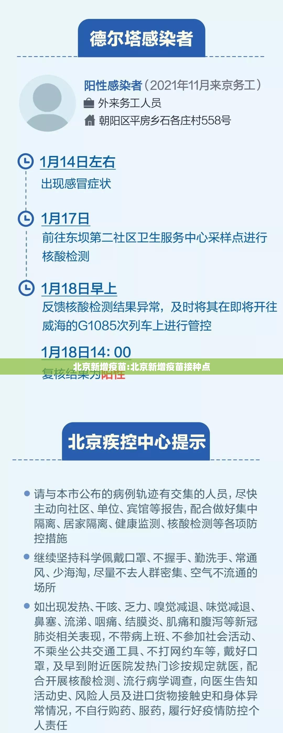 北京新增疫苗:北京新增疫苗接种点