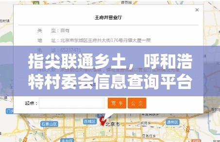 指尖联通乡土，呼和浩特村委会信息查询平台的便民革新