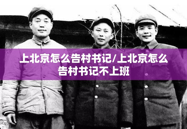 上北京怎么告村书记/上北京怎么告村书记不上班