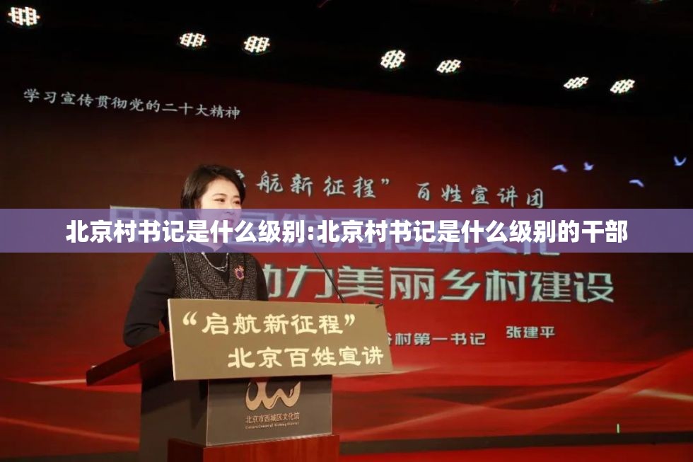 北京村书记是什么级别:北京村书记是什么级别的干部
