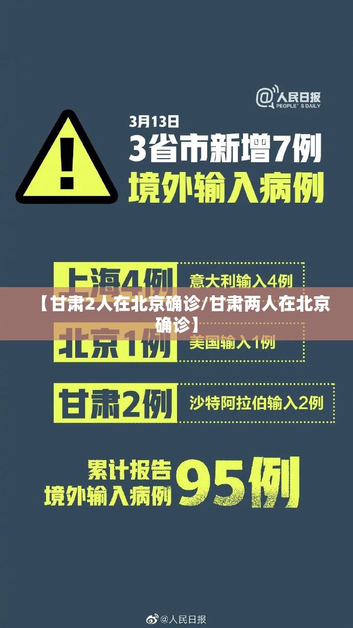 【甘肃2人在北京确诊/甘肃两人在北京确诊】