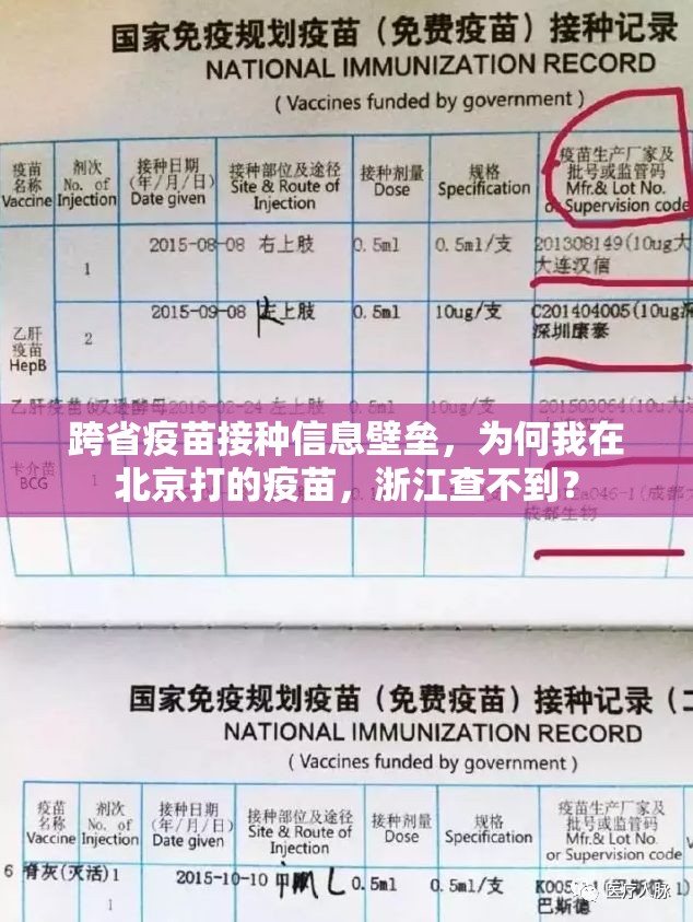 跨省疫苗接种信息壁垒，为何我在北京打的疫苗，浙江查不到？