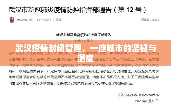 武汉疫情封闭管理，一座城市的坚韧与温度