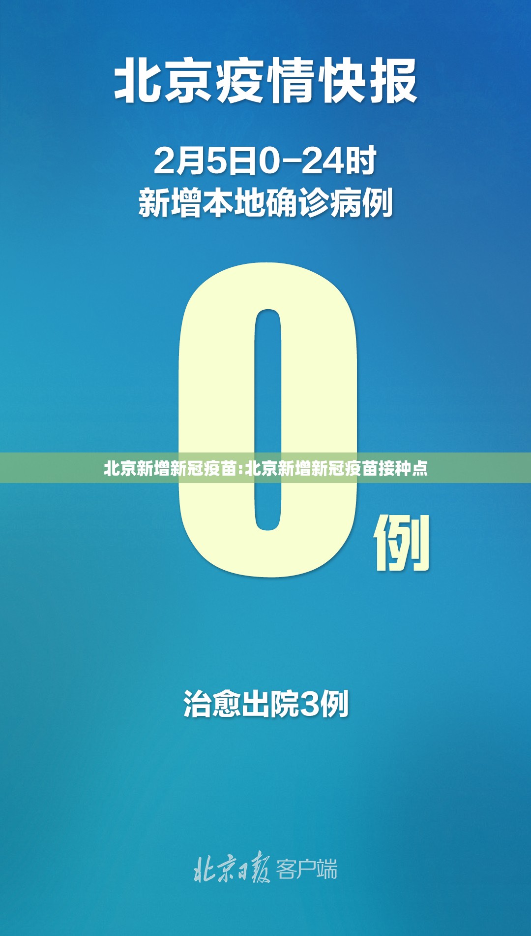 北京新增新冠疫苗:北京新增新冠疫苗接种点