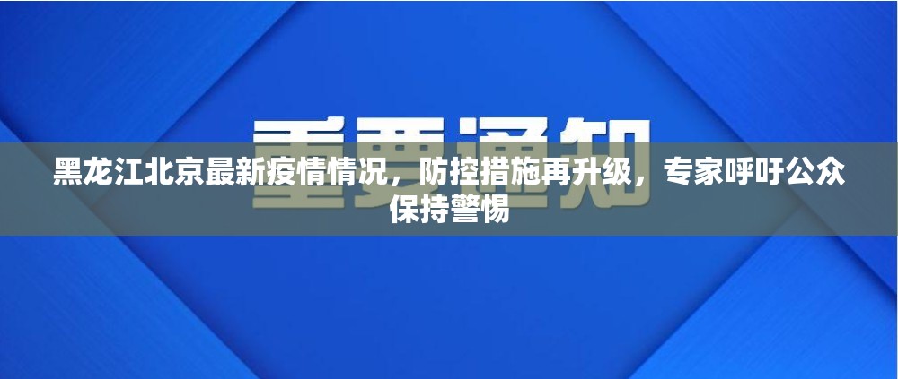 黑龙江北京最新疫情情况，防控措施再升级，专家呼吁公众保持警惕