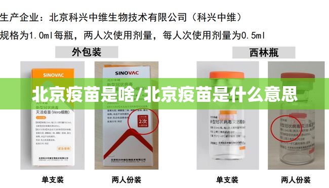 北京疫苗是啥/北京疫苗是什么意思