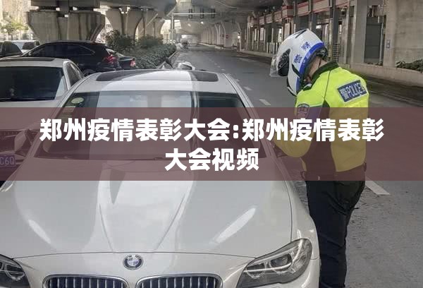 郑州疫情表彰大会:郑州疫情表彰大会视频