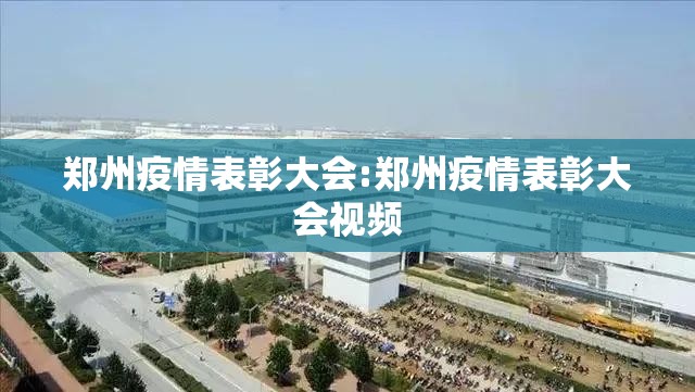 郑州疫情表彰大会:郑州疫情表彰大会视频