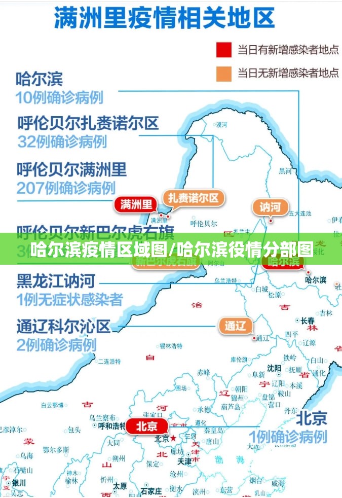 哈尔滨疫情区域图/哈尔滨役情分部图