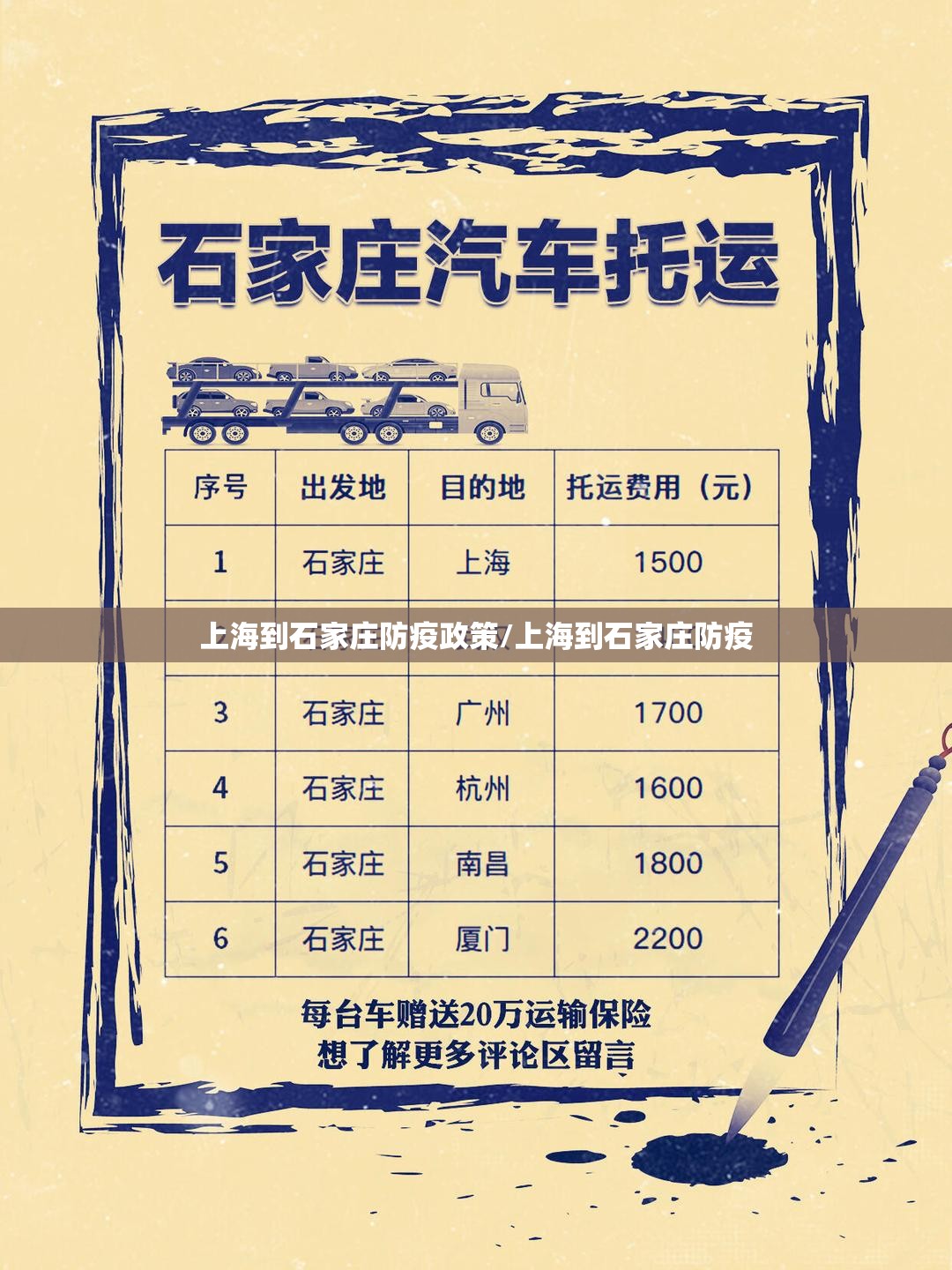 上海到石家庄防疫政策/上海到石家庄防疫