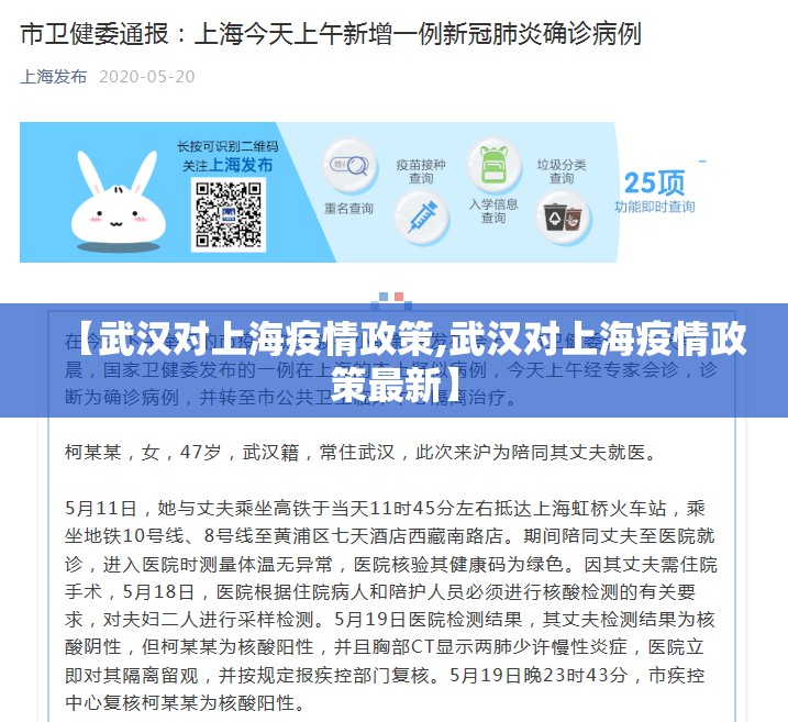 【武汉对上海疫情政策,武汉对上海疫情政策最新】