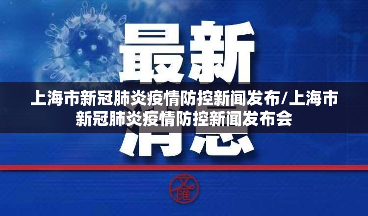 上海市新冠肺炎疫情防控新闻发布/上海市新冠肺炎疫情防控新闻发布会