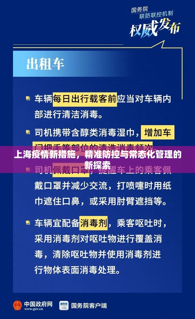 上海疫情新措施，精准防控与常态化管理的新探索