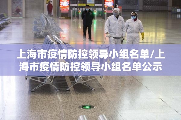 上海市疫情防控领导小组名单/上海市疫情防控领导小组名单公示