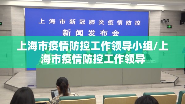 上海市疫情防控工作领导小组/上海市疫情防控工作领导