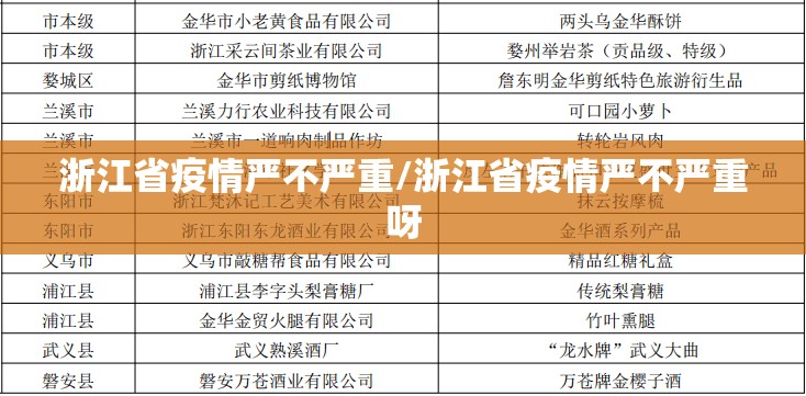 浙江省疫情严不严重/浙江省疫情严不严重呀