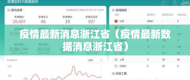 疫情最新消息浙江省（疫情最新数据消息浙江省）