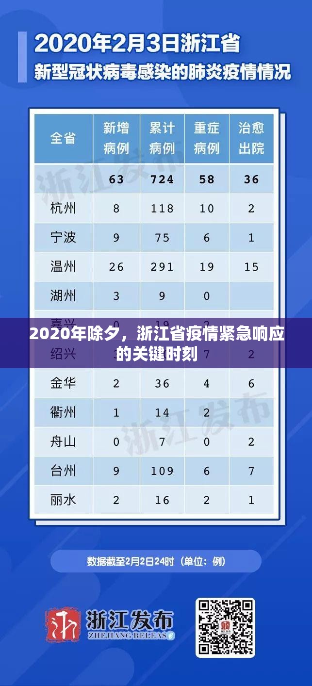 2020年除夕，浙江省疫情紧急响应的关键时刻