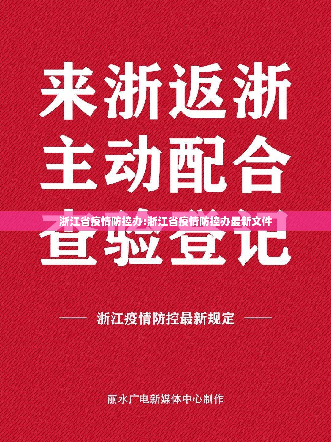 浙江省疫情防控办:浙江省疫情防控办最新文件