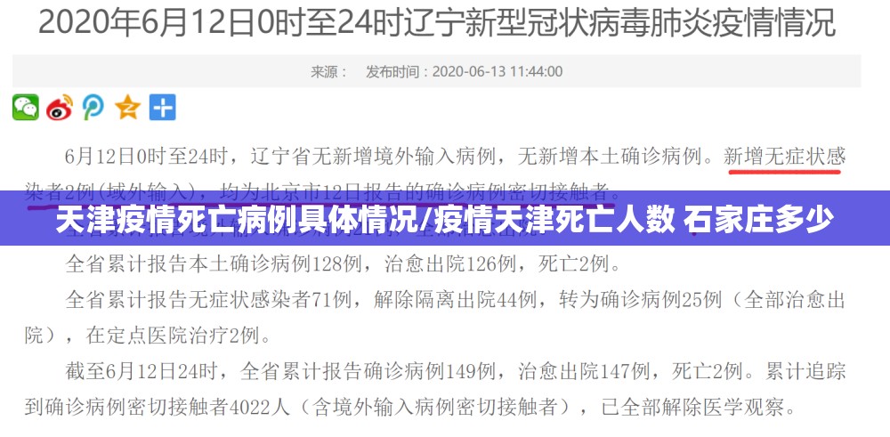 天津疫情死亡病例具体情况/疫情天津死亡人数 石家庄多少