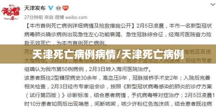 天津死亡病例病情/天津死亡病例