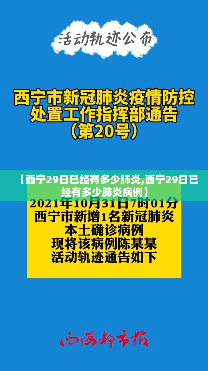 【西宁29日已经有多少肺炎,西宁29日已经有多少肺炎病例】