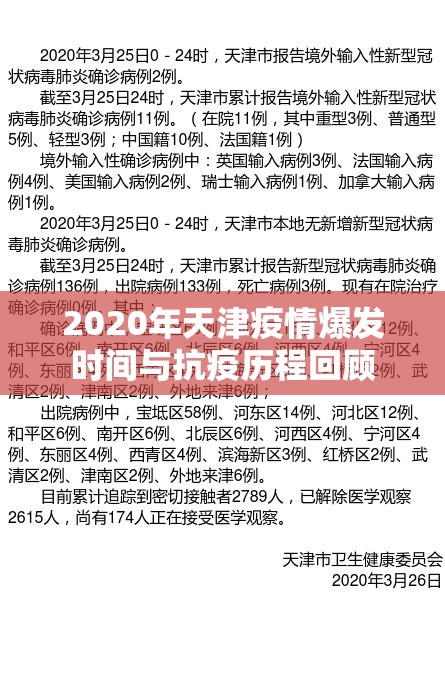 2020年天津疫情爆发时间与抗疫历程回顾