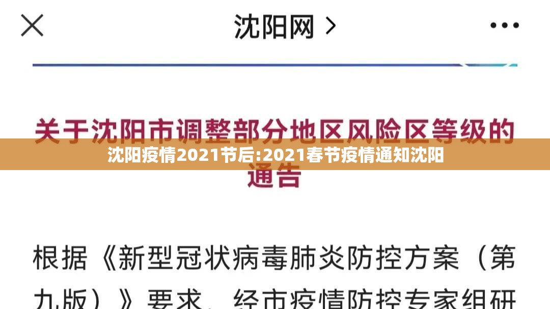 沈阳疫情2021节后:2021春节疫情通知沈阳
