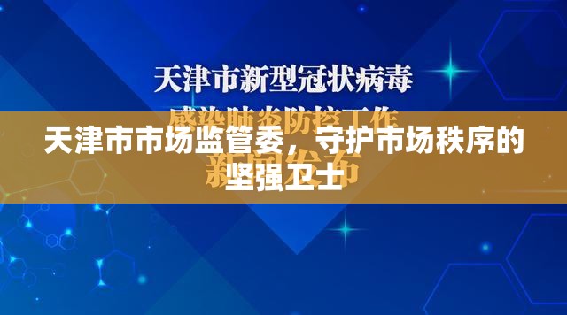 天津市市场监管委，守护市场秩序的坚强卫士