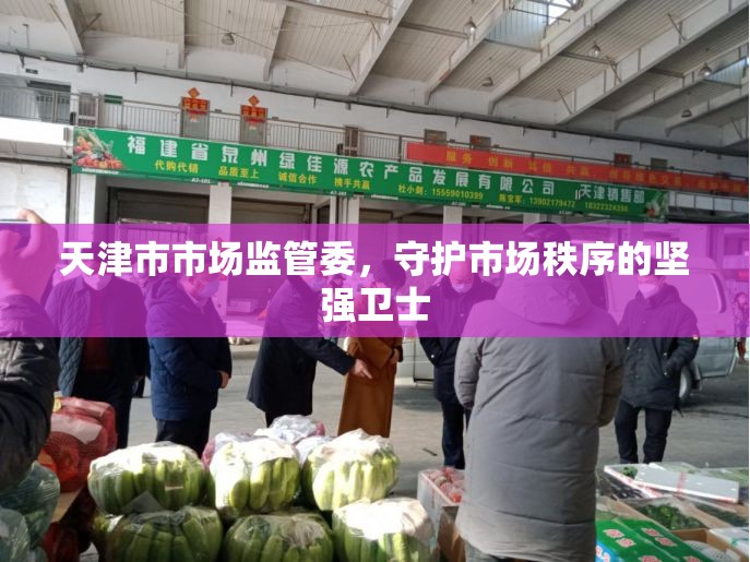 天津市市场监管委，守护市场秩序的坚强卫士