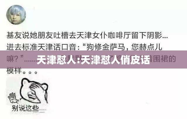 天津怼人:天津怼人俏皮话