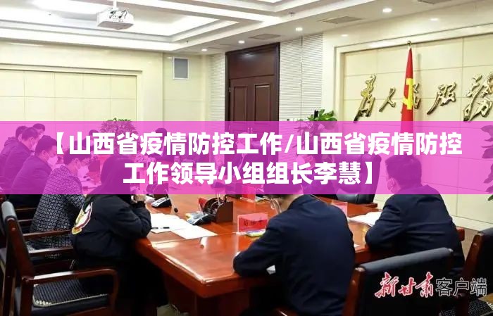 【山西省疫情防控工作/山西省疫情防控工作领导小组组长李慧】