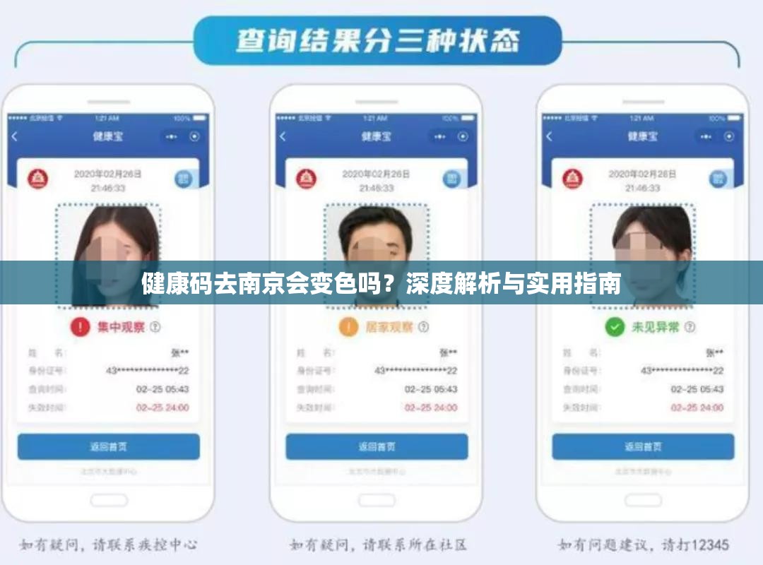 健康码去南京会变色吗？深度解析与实用指南