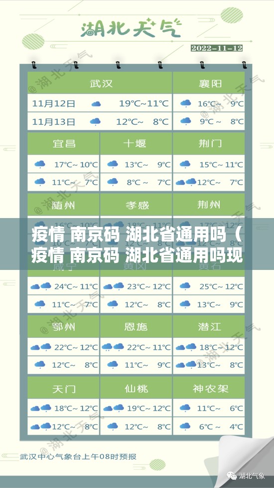 疫情 南京码 湖北省通用吗（疫情 南京码 湖北省通用吗现在）