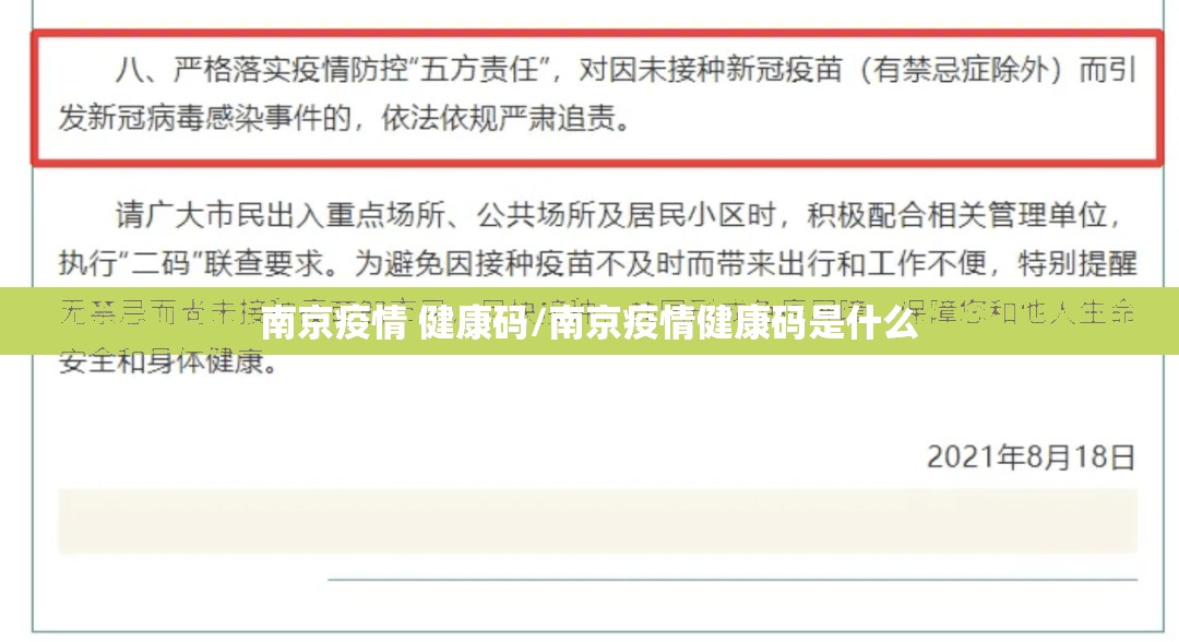 南京疫情 健康码/南京疫情健康码是什么