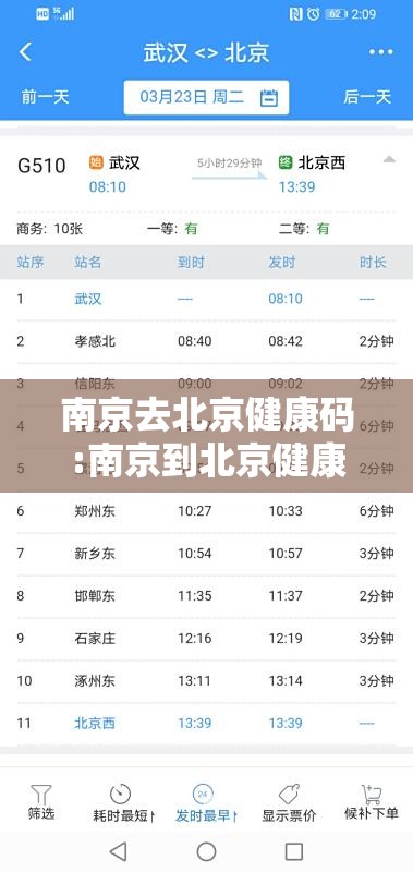 南京去北京健康码:南京到北京健康码什么颜色