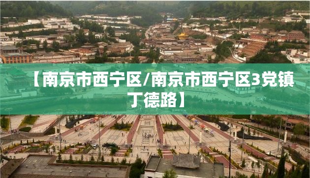 【南京市西宁区/南京市西宁区3党镇丁德路】